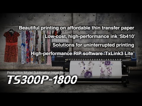 Load and play video in Gallery viewer, Mimaki TS300P Sublimation