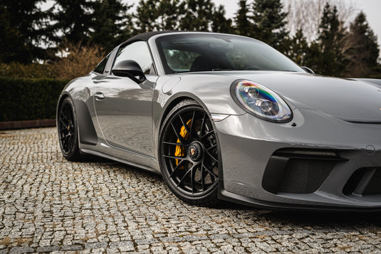 PCC Gloss Grey Wrapped Porsche 911