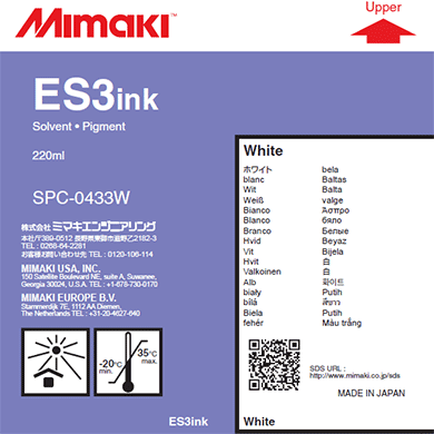 Mimaki ES3 Ink Solvent White