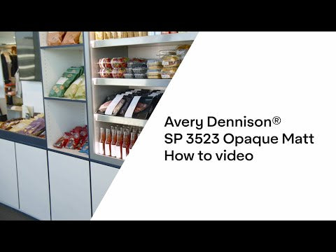 Load and play video in Gallery viewer, Avery Dennison SP 3523
